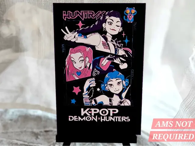 HueForge model: KPop Demon Hunters - Poster by C3D