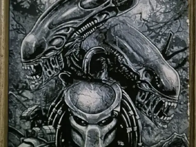 HueForge model: Alien Vs Predator hueforge by Buntsta