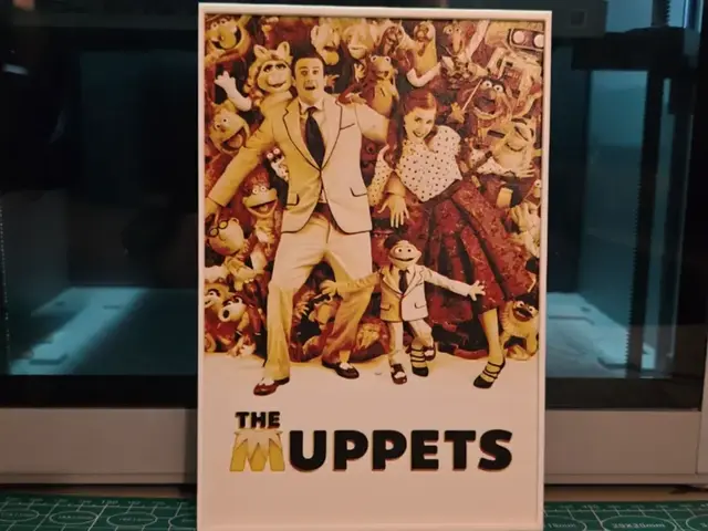 HueForge model: The Muppets Movie Poster - Hueforge Art by Lumpy3D