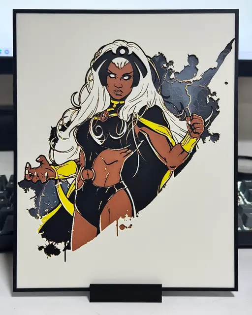 HueForge model: Storm by Strata Prints