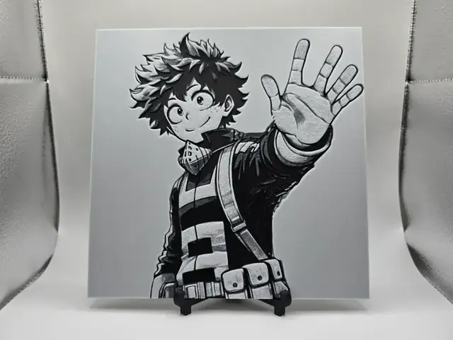 HueForge model: Deku My hero Academia by Kactus Fpv