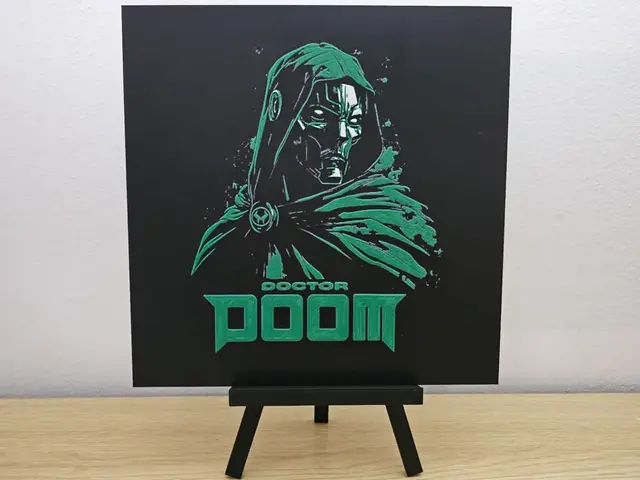 HueForge model: Dr Doom Hueforge by Opao