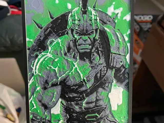 HueForge model: Hulk Ragnarök Hueforge by Advancedtechworldwide