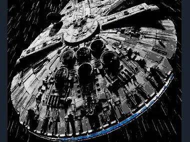 Star Wars Millenium Falcon Hueforge