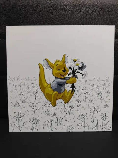 HueForge model: Roo Winnie The Pooh by TheHueforgeLady