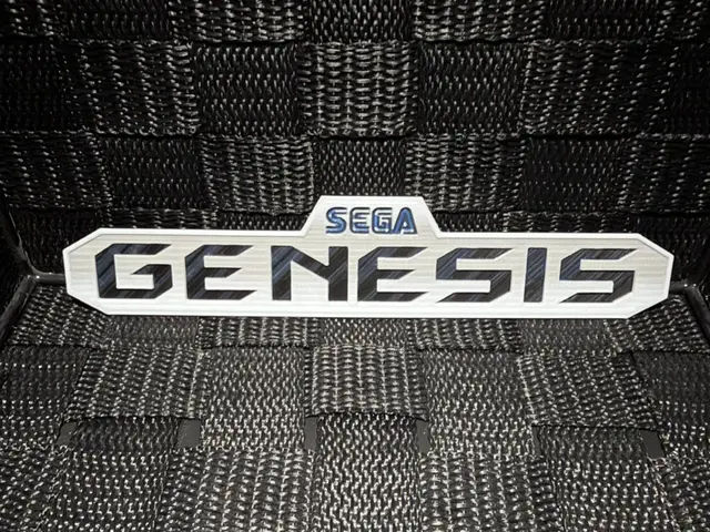Sega Genesis Logo - Hueforge