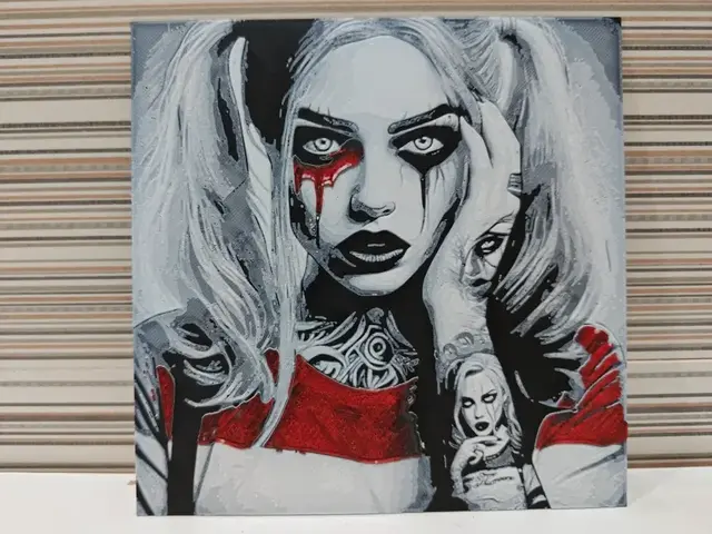 HueForge model: Hueforge Harley Quinn Gothic by Litolunar