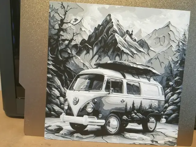 HueForge model: VW Mountain Camper - Hueforge by 3dGlow