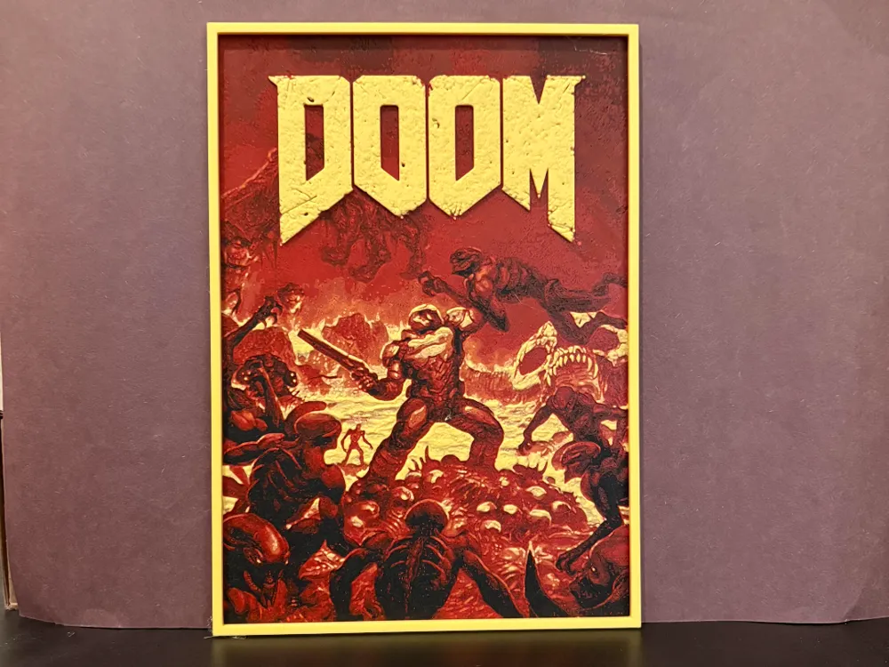 Doom 2016 Hueforge by Estiv HueForge model: Doom 2016 Hueforge by Estiv