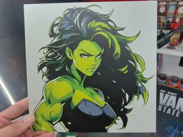 HueForge model: She Hulk Hueforge by Dakiren