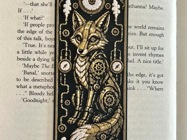 HueForge model: Clockwork Fox Bookmark by HexarHaus
