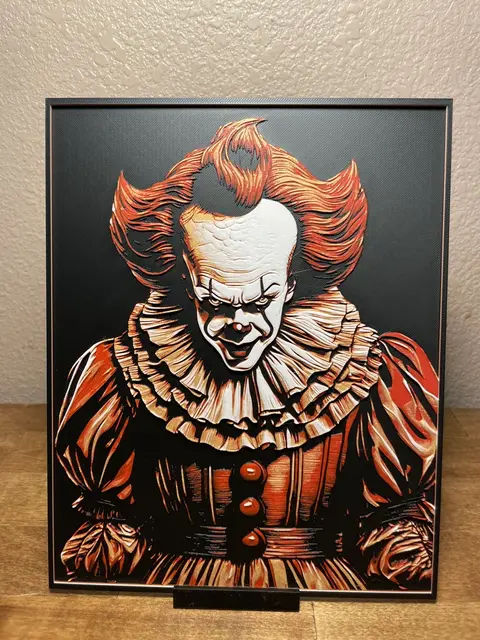 HueForge model: Pennywise by Cloudy Nostalgia