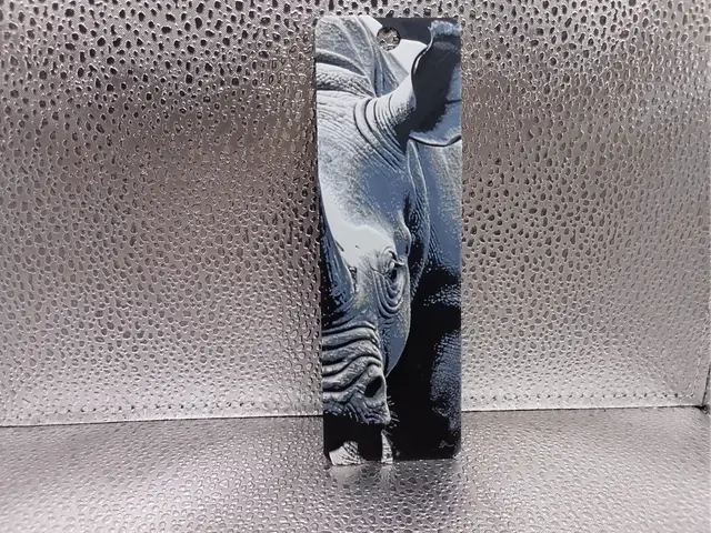 HueForge model: Rhino Bookmark – Hueforge by Borishotch Industries