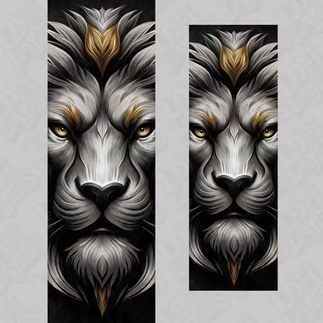 HueForge model: Lannister Lion Bookmark Hueforge by LoFi Layers