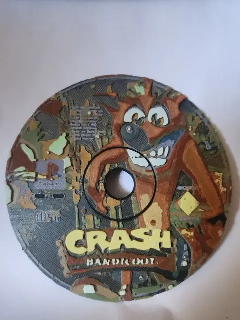 Crash Bandicoot - PS1 Disk - HueFroge