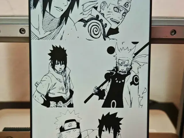 HueForge model: Naruto and Sasuke by bzz999