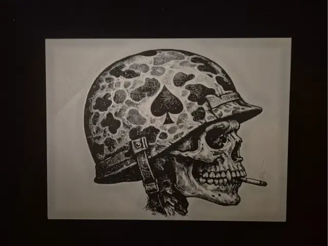 HueForge model: Skull Soldier hueforge by Buntsta