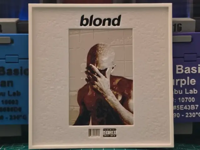HueForge model: Frank Ocean's "Blonde" Album Art — Hueforge Creation by Lumpy3D