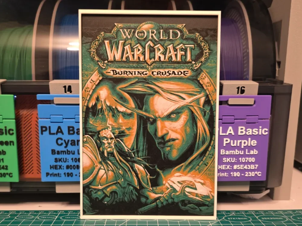 World of Warcraft: The Burning Crusade - Hueforge by Lumpy3D HueForge model: World of Warcraft: The Burning Crusade - Hueforge by Lumpy3D
