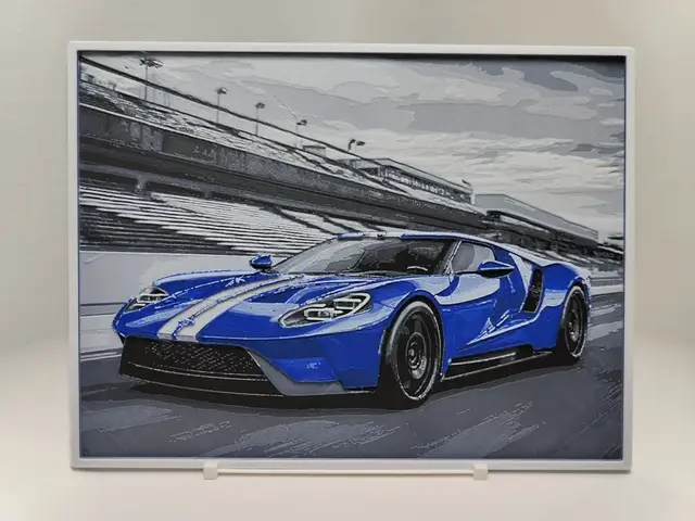 HueForge model: Ford GT - Hueforge by BeaN
