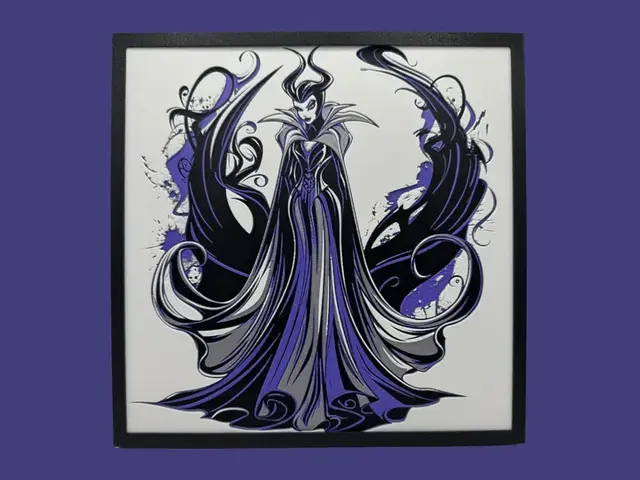 HueForge model: Maleficent by Canadian Gamer