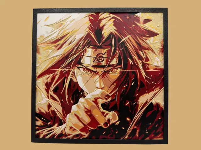 HueForge model: Itachi Uchiha - Naruto by Canadian Gamer