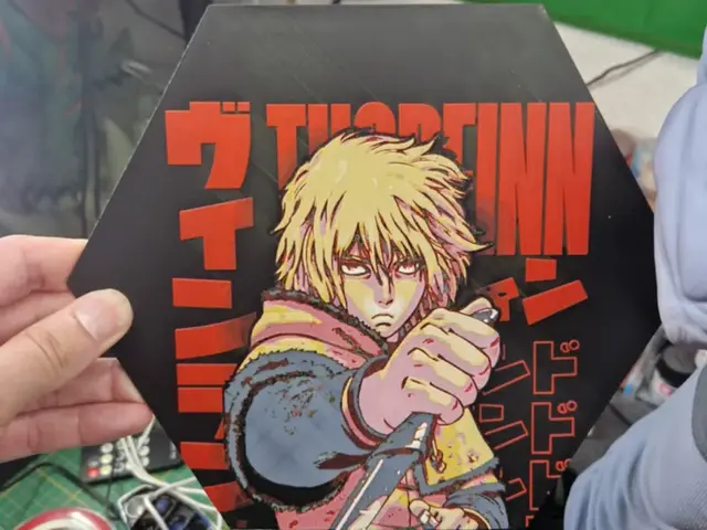 HueForge model: Vinland Saga Hueforge - Thorfinn by Dakiren