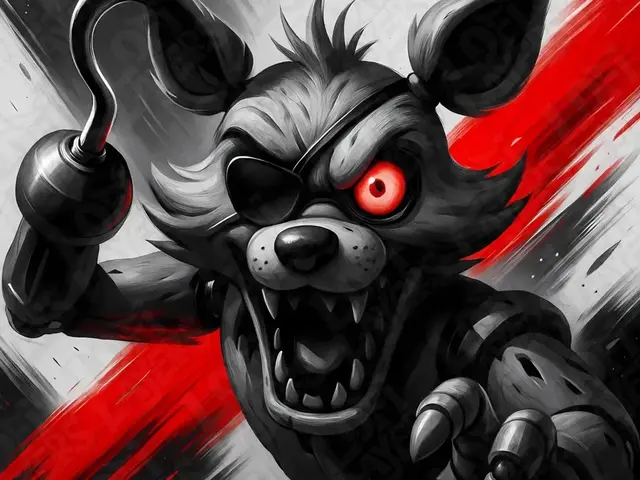 HueForge model: Foxy the Pirate Hueforge Print by LoFi Layers