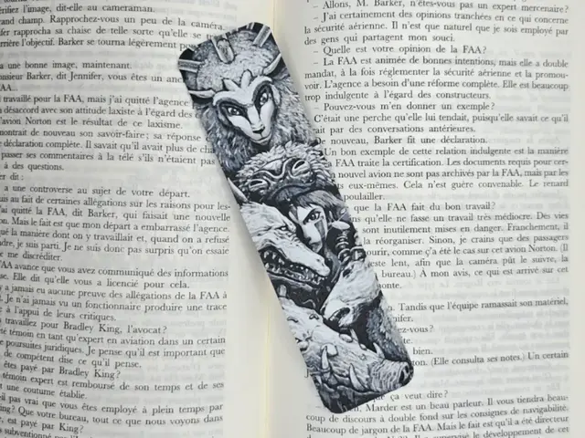 HueForge model: Bookmark Princesse Mononoké by Kactus Fpv