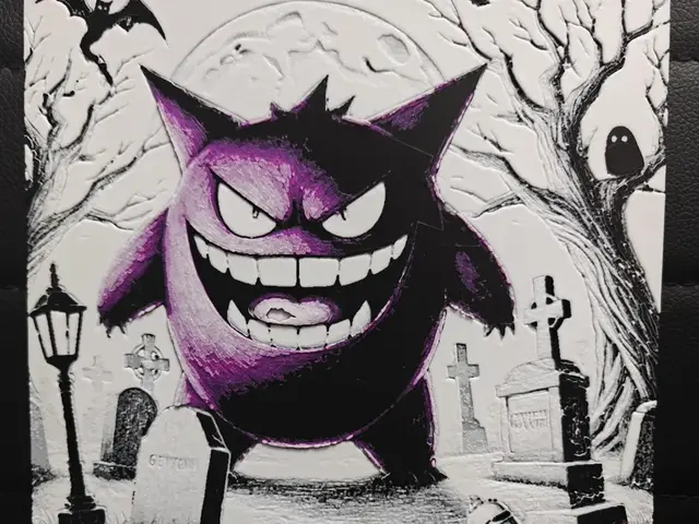 HueForge model: Gengar by TheHueforgeLady