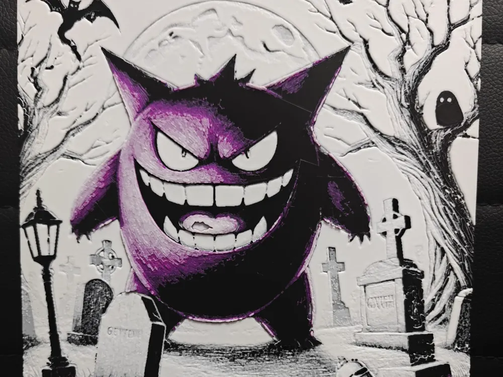 Gengar by TheHueforgeLady HueForge model: Gengar by TheHueforgeLady