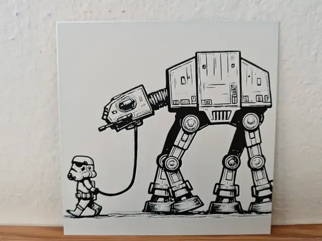 HueForge model: Hueforge Stormtrooper y AT-AT by Litolunar