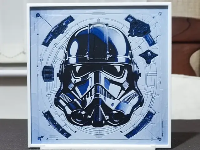 HueForge model: Stormtrooper - HueForge 3 Color by BoDad