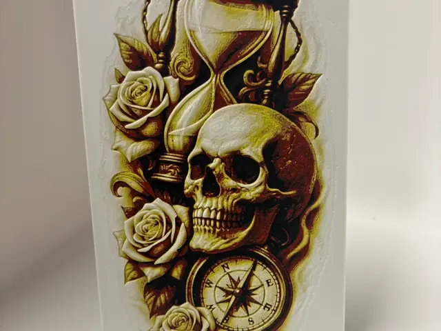 HueForge model: Skull And Roses Hueforge by Morganja
