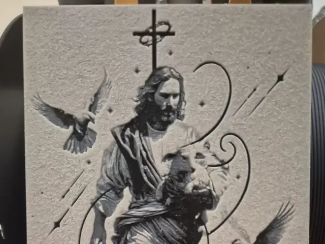 HueForge model: jesus lamb and doves hueforge by Buntsta
