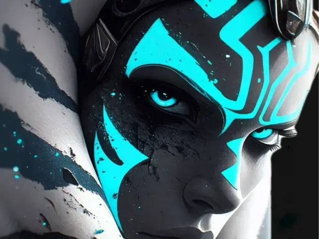 HueForge model: Ahsoka 200x200mm by Krave