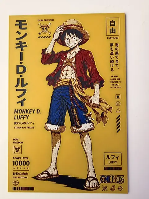 HueForge model: Luffy  – One Piece  Edition (manga style) by Hueforge Maker