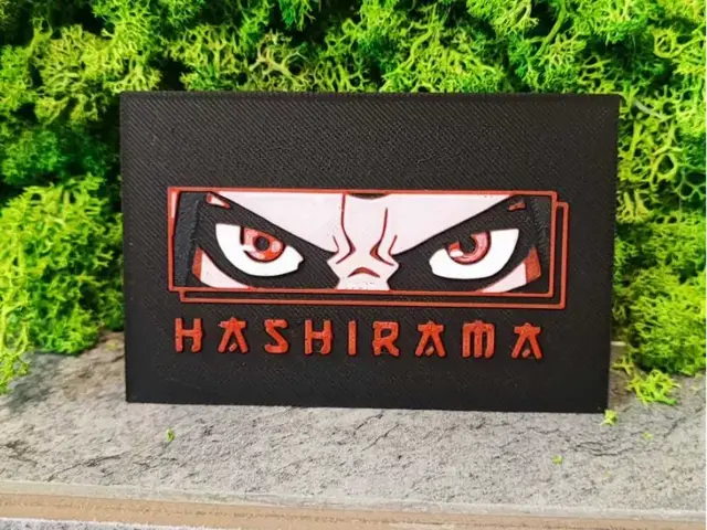 HueForge model: Hashirama gift card by Garuda3D