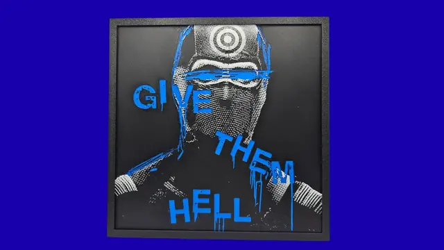 HueForge model: Bullseye (Daredevil Born Again) by BusyKikiBee