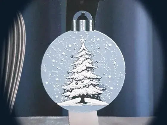 Christmas Tree Ornament, Hueforge