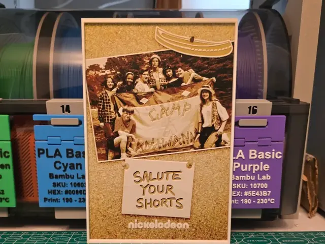 HueForge model: Salute Your Shorts Poster - Hueforge Art by Lumpy3D