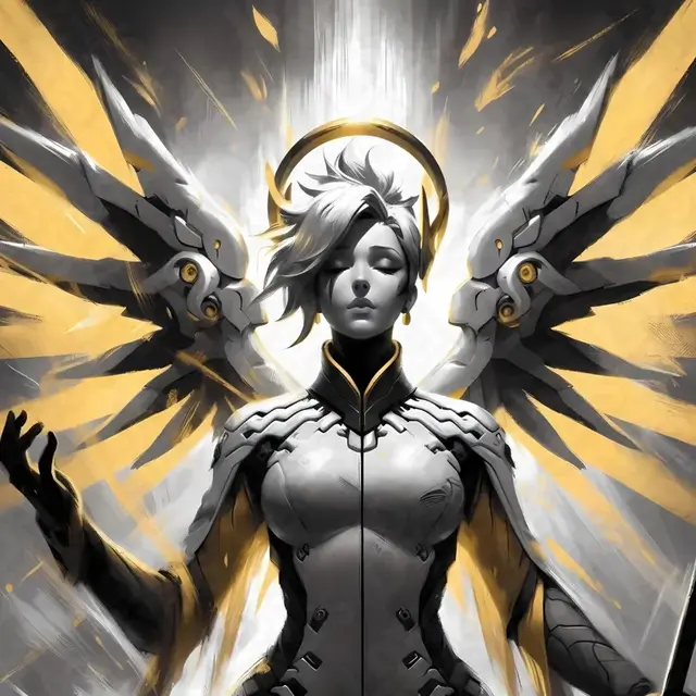 HueForge model: Mercy Hueforge by LoFi Layers