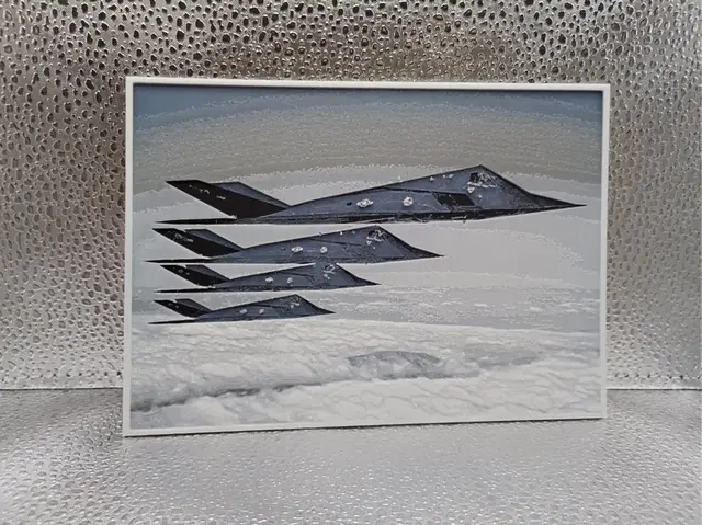 HueForge model: Lockheed F-117 Nighthawk Formation – Hueforge by Borishotch Industries