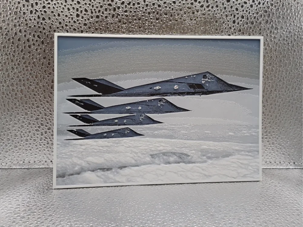 Lockheed F-117 Nighthawk Formation – Hueforge by Borishotch Industries HueForge model: Lockheed F-117 Nighthawk Formation – Hueforge by Borishotch Industries