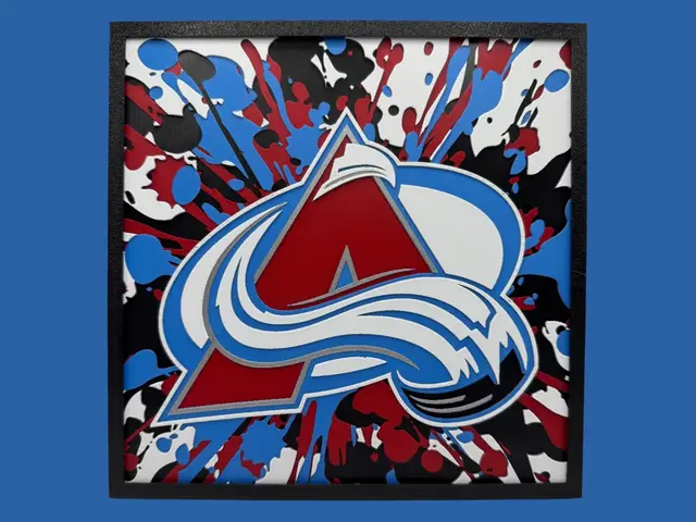HueForge model: Colorado Avalanche - NHL Series 2 by Canadian Gamer