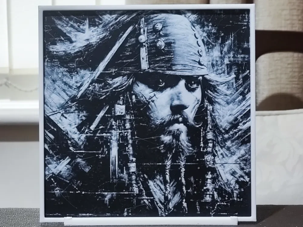 Captain Jack Sparrow - HueForge 2 Color by BoDad HueForge model: Captain Jack Sparrow - HueForge 2 Color by BoDad
