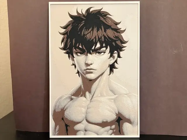 HueForge model: Male Anime Character by Estiv