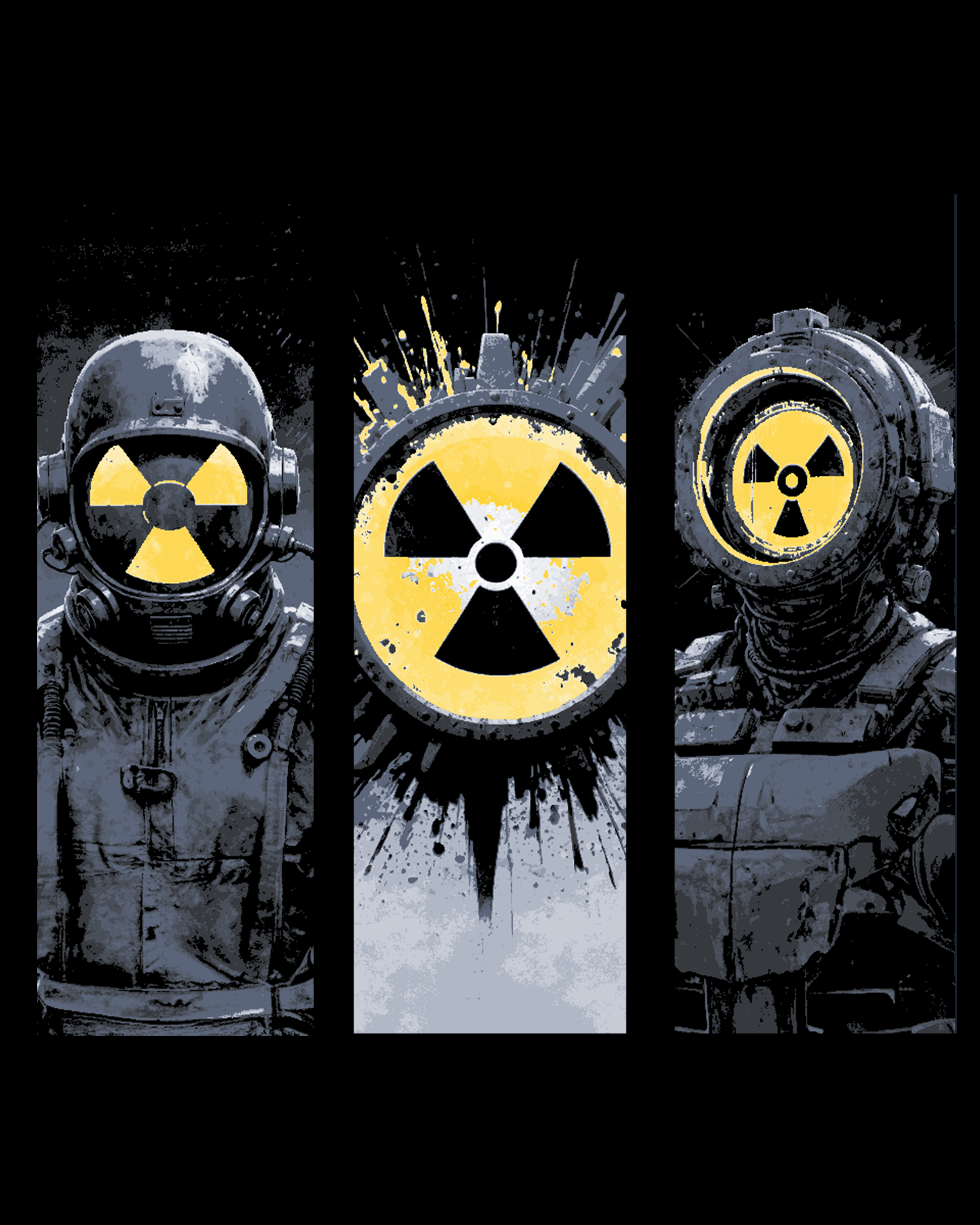 Radioactive in so many ways - set of fun bookmarks by BooneCo3d HueForge model: Radioactive in so many ways - set of fun bookmarks by BooneCo3d