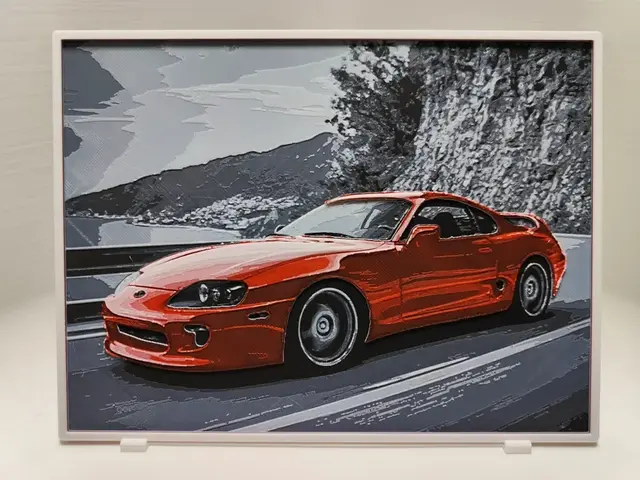 HueForge model: Toyota Supra Mk4 - Hueforge by BeaN