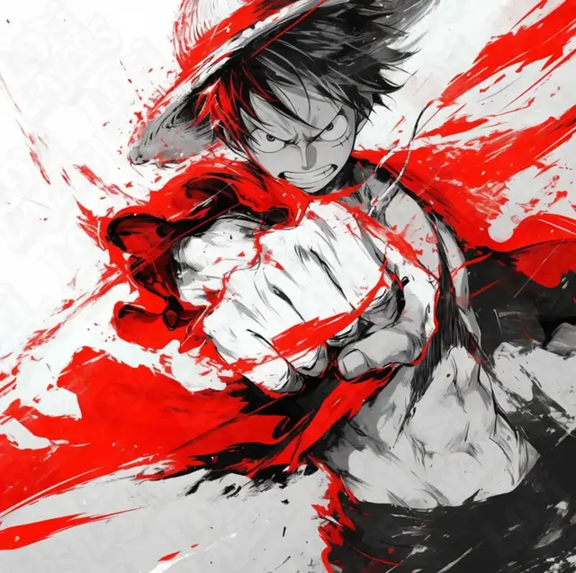 HueForge model: Monkey D. Luffy Hueforge by LoFi Layers